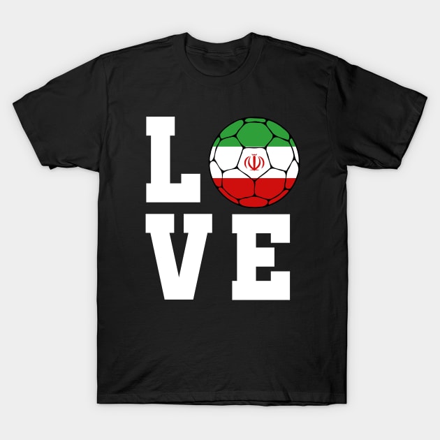 Iran Football T-Shirt by footballomatic